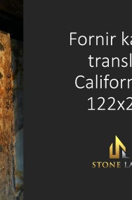 Fornir kamienny transparentny California GOLD, do podświetlenia, nowość!-3