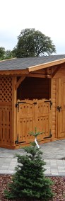 domek z drewutnią garaż domki z drewna zamykana drewutnia domek na działkę domki-3