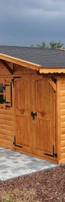 domek z drewutnią garaż domki z drewna zamykana drewutnia domek na działkę domki-4
