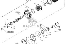 New Holland T6070 Kolo zebate napedz 64t 84162091