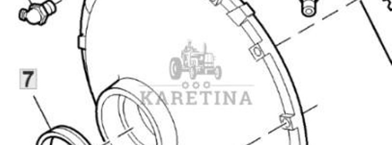 John Deere W540 Obudowa Zwolnicy Przedniej H163694-1