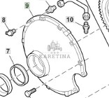 John Deere W540 Obudowa Zwolnicy Przedniej H163694