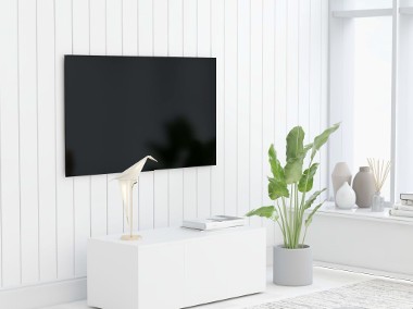 vidaXL Szafka pod telewizor, biała, 80x34x30 cm, płyta wiórowa801859-1