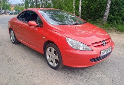 Peugeot cabriolet czerwony