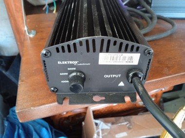 Elektroniczny zasilacz ELEKTROX do lamp HPS 660W regulacją-1