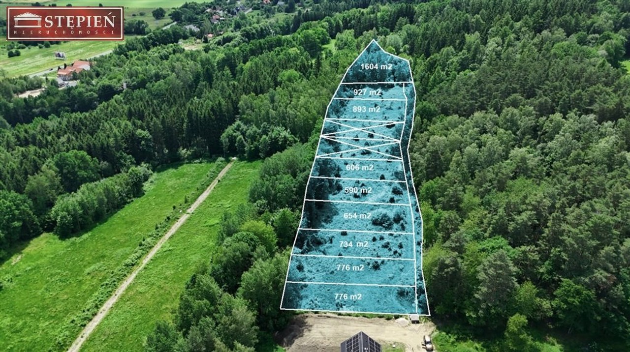 Działka mieszkalno - usługowa w Wojcieszycach - Widok 3