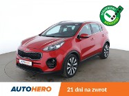 Kia Sportage IV automat, 140KM, skóra, navi, panorama, czujniki i kamera cofania