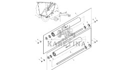 John Deere 960 - Rolka DC225444 (Pasy, rolki, bramki)
