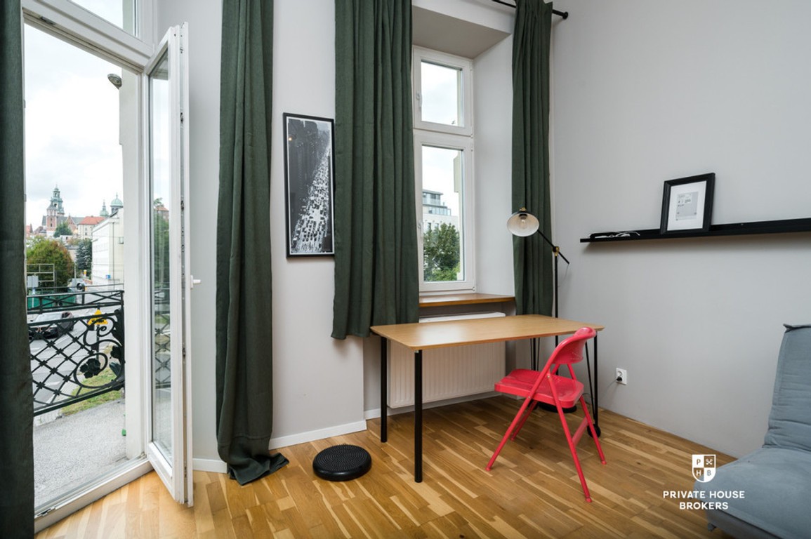 Mieszkanie 42 m², ul. Dietla. Widok na Wawel - Widok 2