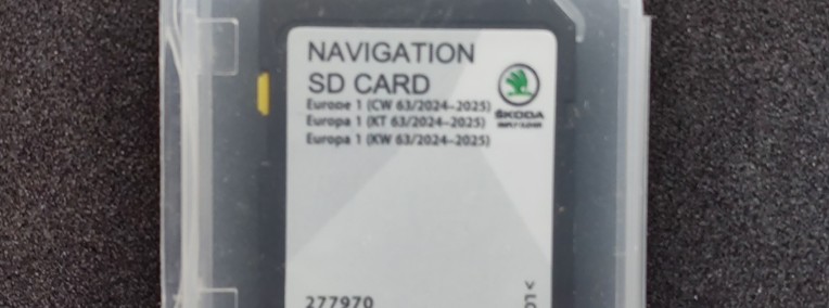 Karta SD Skoda MIB2 EU 2024/2025-1