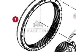 Valtra S274 S294 S324 S394 Fendt S927 S930 S939 Koło Zębate Koronowe 934152150131 934152150132