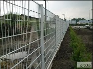 Panele ogrodzeniowe przemysłowe 2D z drutu 6/5/6 wysokość 103cm