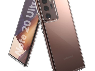 Ringke Fusion etui z żelową ramką do Samsung Galaxy Note 20 Ultra przezroczysty-1