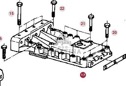 Fendt Favorit 514 Pokrywa Obudowy Tylnej Osi CZĘŚCI 514100050040