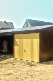 Garaż blaszany dwuspadowy 12x5m blacha w kolorze RAL mocna konstrukcja-2