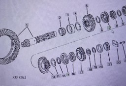 John Deere R62875/pierścień zmiany biegów/John Deere 4555/4755/4955 Nr części R62875