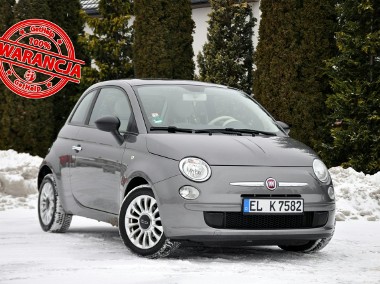Fiat 500 1.2i(69KM)*Panorama*Klimatyzacja*Welur*Chrom*I Właściciel*Alu16"ASO-1