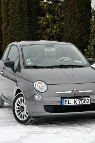 Fiat 500 1.2i(69KM)*Panorama*Klimatyzacja*Welur*Chrom*I Właściciel*Alu16"ASO-2