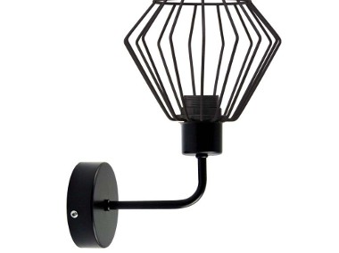 Lampa ścienna kinkiet RIKO Volta Light Factory LOFT LED czarna www.lampyvolta.pl-1
