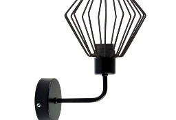 Lampa ścienna kinkiet RIKO Volta Light Factory LOFT LED czarna www.lampyvolta.pl