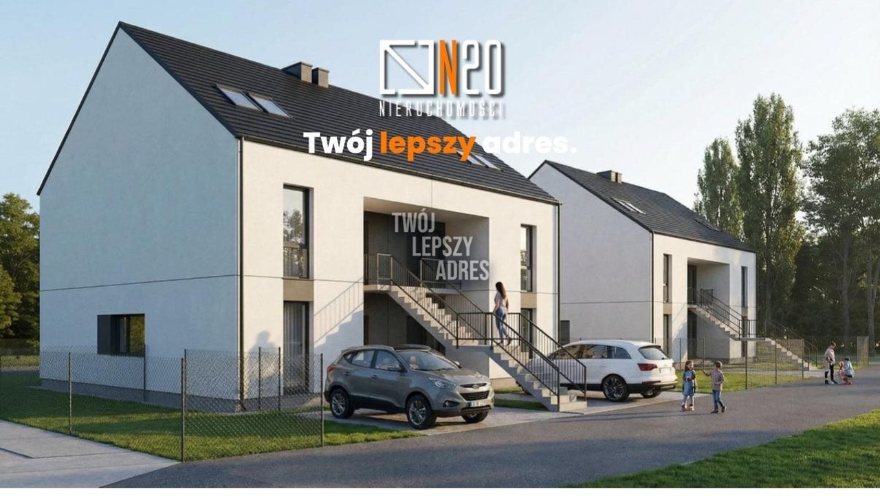 Nowe 3 pok z ogródkiem i miejscem postojowym