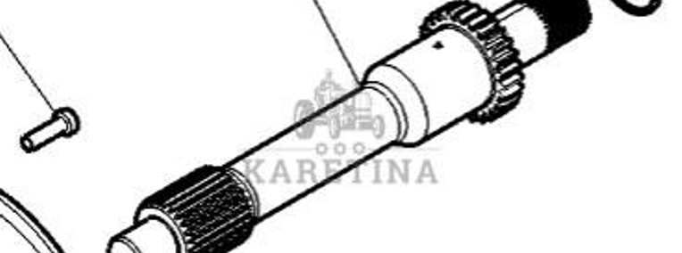 Massey Ferguson 5410 Wał Skrzyni Biegów CZĘŚCI 4305943M3-1