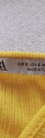 (36/S) ZARA/Zmysłowa, żółta sukienka z Madrytu/ jak NOWA-3