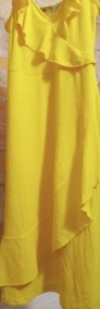 (36/S) ZARA/Zmysłowa, żółta sukienka z Madrytu/ jak NOWA-4