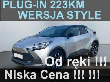 Toyota C-HR 232KM Plug-in Style Kamera Czujniki Felgi 18" Nawigacja Od ręki 1726-1