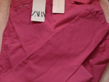 (38/M) ZARA/ Różowe spodnie, rurki, skinny, jeansy z Madrytu/ NOWE-1