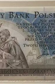  Banknot kolekcjonerski 50 złotych- Jan Paweł II stan menniczy.-2