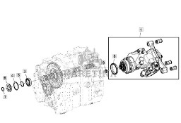 John Deere 6230 6250 - hydrostat zbiornik hydrostatyczny AL227590