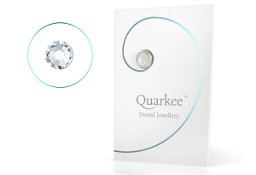 biżuteria nazębna Quarkee Crystal Clear 1,8mm tooth gem 1 szt