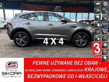 Jaguar E-Pace PANORAMA Chequered Flag 4x4 200KM GWARANCJA 1WŁ Kraj Bezwypadkowy F2