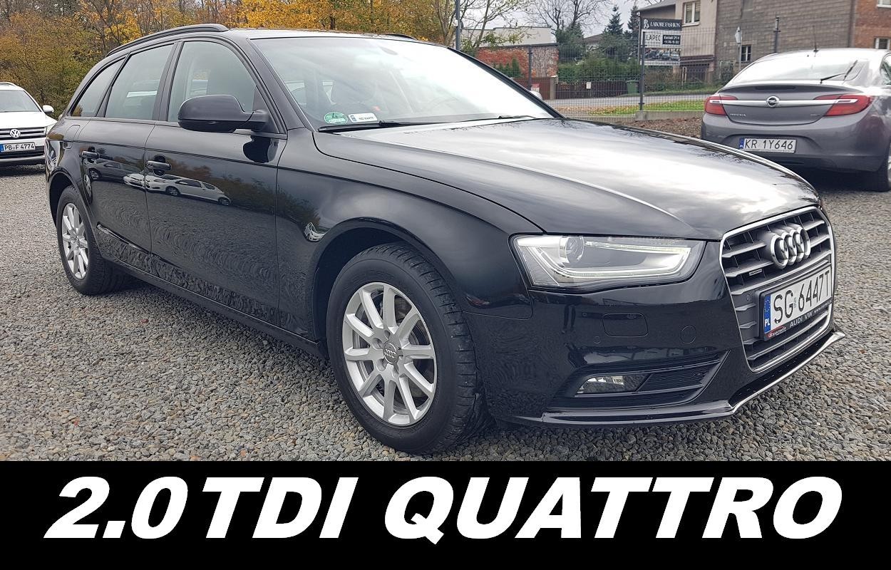 Audi A4 IV (B8) 2.0 TDI 150 --> 190KM Quattro Serwisowany XENON NAVI PDC