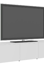 vidaXL Szafka pod TV, biała, 120x34x30 cm, płyta wiórowa 801868-2