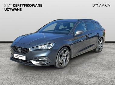 SEAT Leon III VAT 23% FR 2.0TDI 150KM DSG 2020/21 r., Salon PL, I właściciel-1