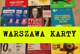 Warszawa Działające karty SIM Zarejestrowane startery 