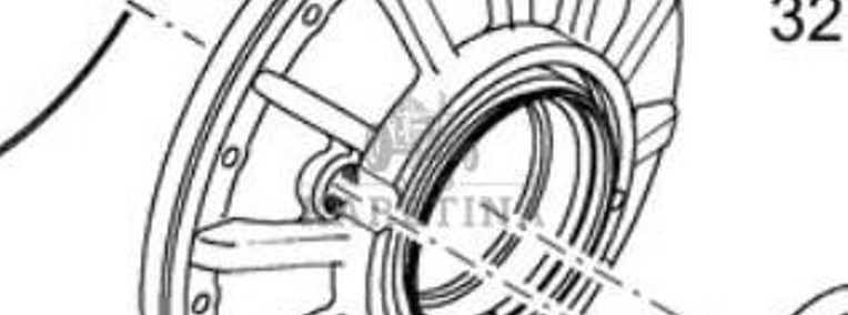 New Holland CR9080 Pokrywa Obudowa Przedniego Napędu Przedniej Osi CZĘŚCI 84448821-1