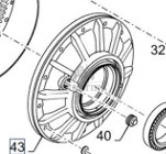 New Holland CR9080 Pokrywa Obudowa Przedniego Napędu Przedniej Osi CZĘŚCI 84448821