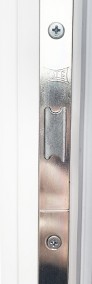 drzwi białe PVC wejściowe sklepowe szyba NOWE zewnętrzne 130x210 cięka -3