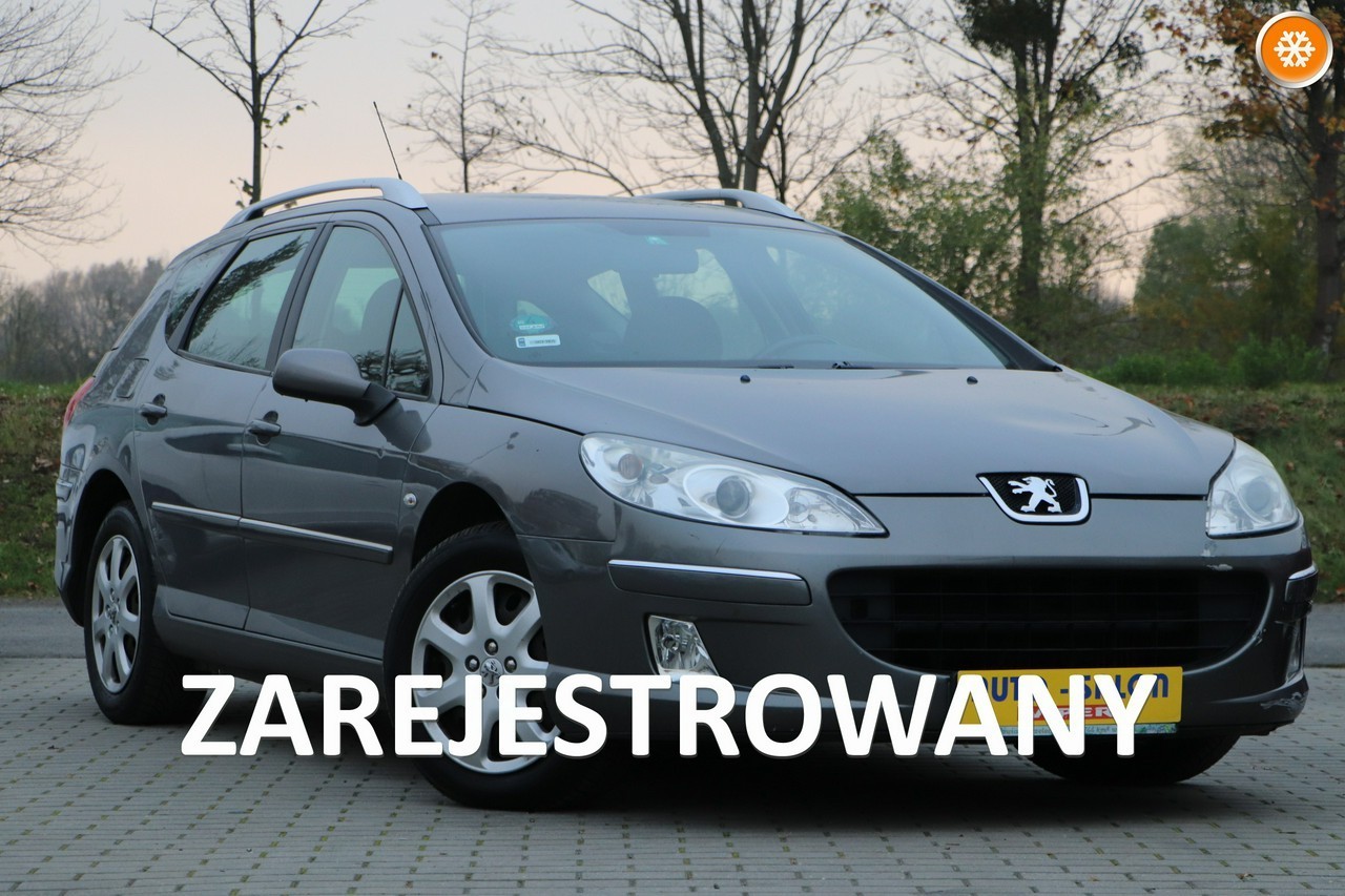 Peugeot 407 KLIMA,6-bieg,zarejestrowany