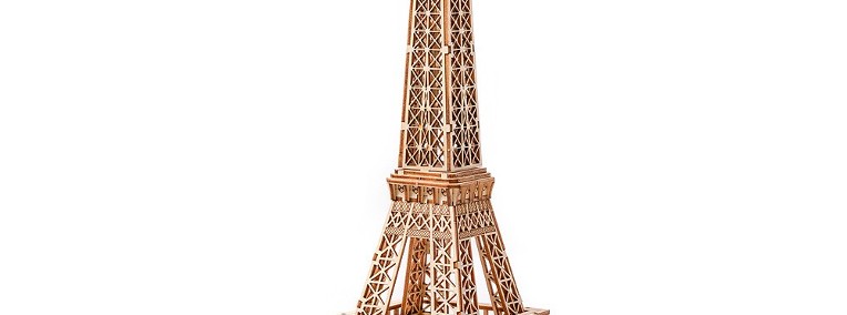 Wieża Eiffla drewniane Puzzle 3D-1