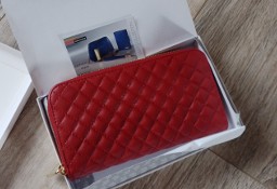 Skórzany portfel Lilly Collection  czerwony damski