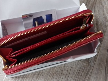 Skórzany portfel Lilly Collection  czerwony damski-2