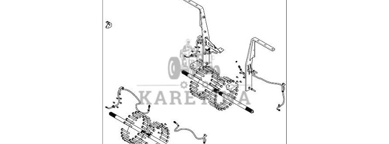 John Deere 9470RX - Zestaw osi BRE10328 (Oś przednia i tylnia)-1