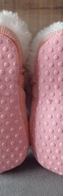 Kozaczki dla niemowlaczka 11 cm różowe-3