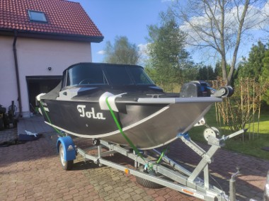 Łódź aluminiowa VBOATS 46 Fish z silnikiem Honda BF50 LRTU 50km-1