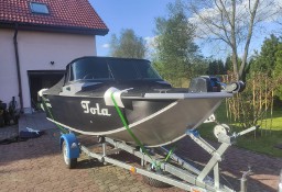 Łódź aluminiowa VBOATS 46 Fish z silnikiem Honda BF50 LRTU 50km