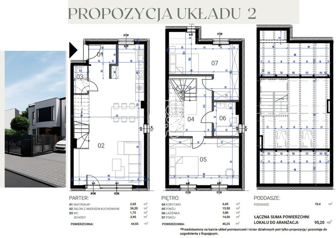 Dom w Łochowie w cenie mieszkania-0%PROWIZJI - Widok 2